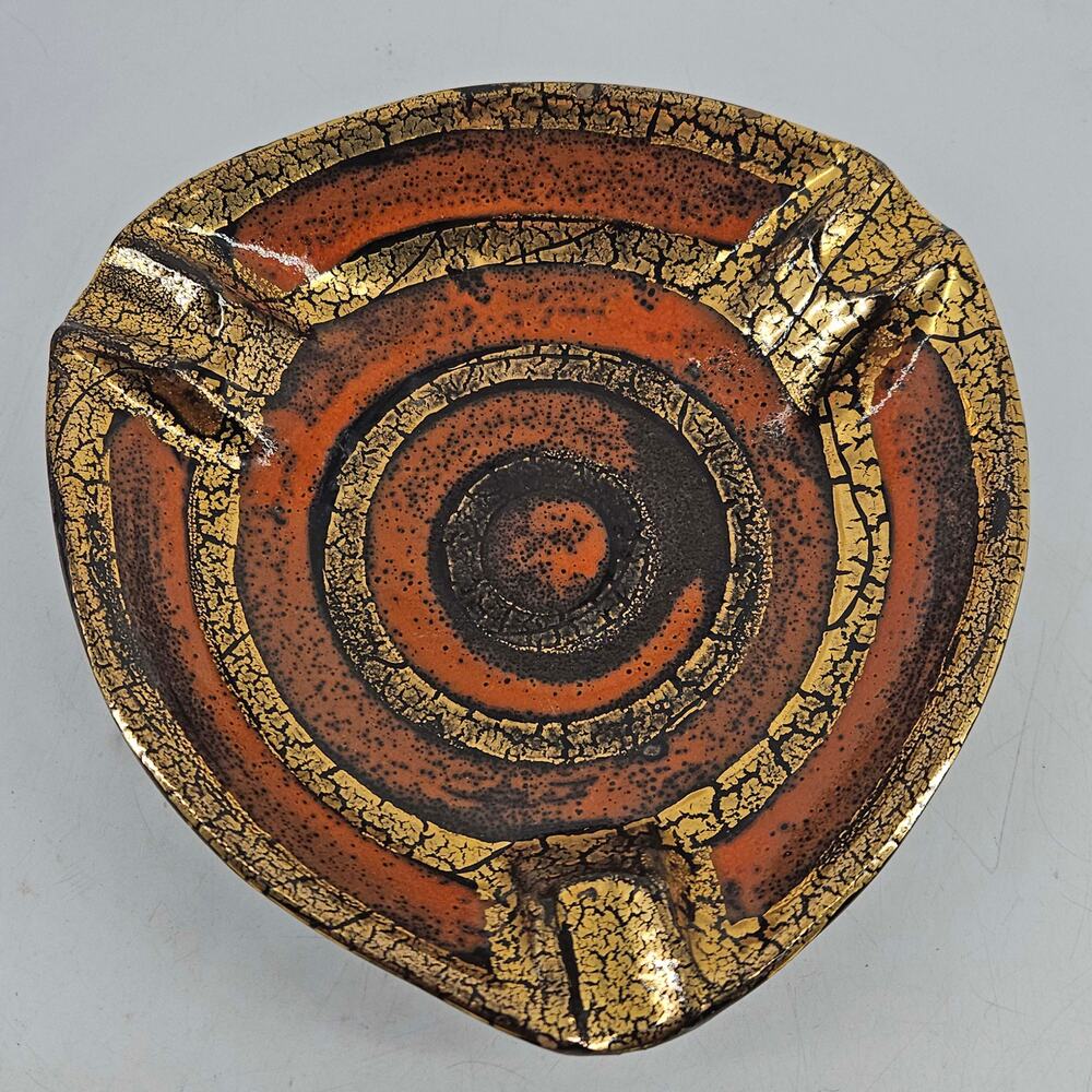 MCM Mid Century Modern Bitossi Italy ashtray centerpiece 7.5"
